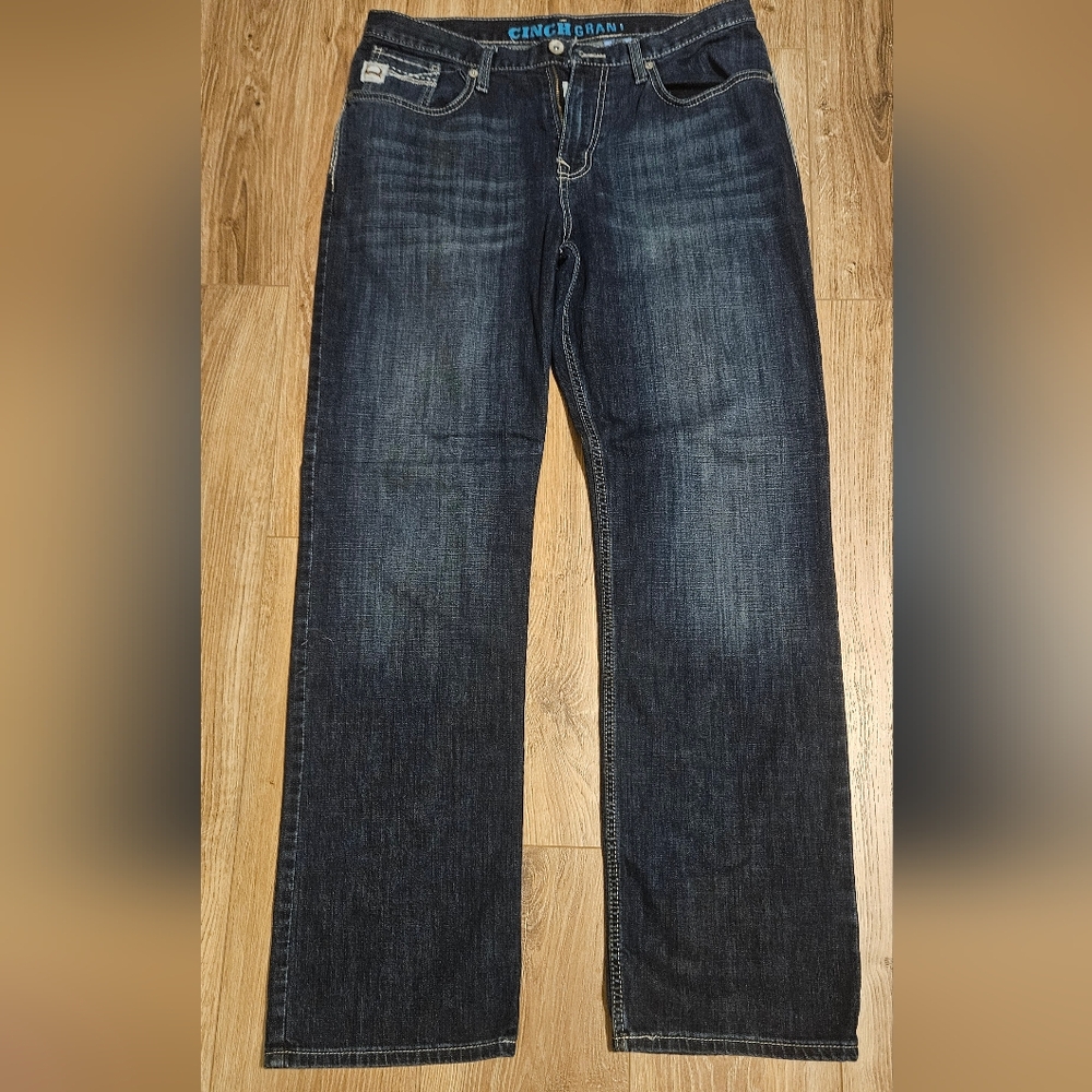 Men's Dark Blue Denim Jeans
